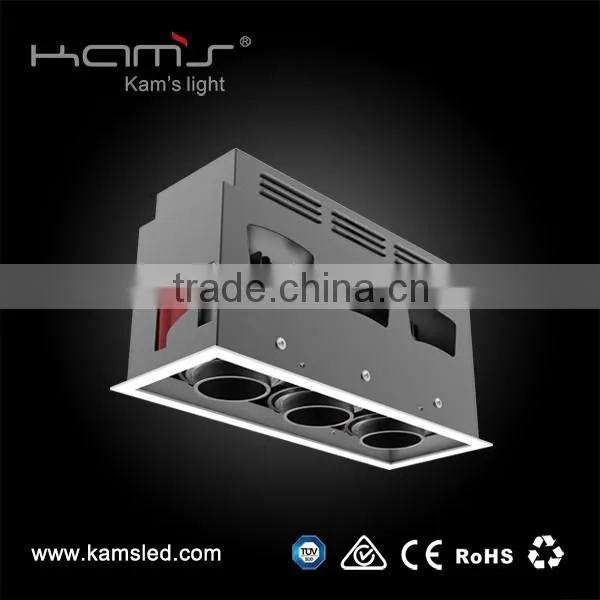 Adjustable ceiling lamp high efficiency grille light modern shop ceiling lamp 10W