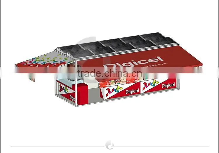 Hongjin Movable Container Stores/ Prefabricated Mobile Shops