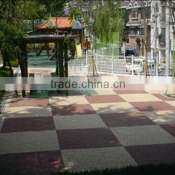 Paving brick High water permeability