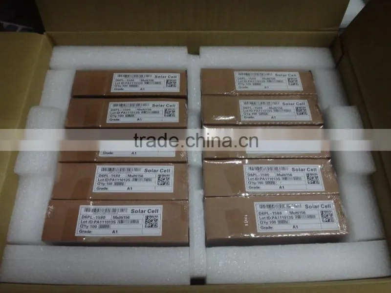 20% efficiency mono solar cell 4.77w cells solar 156x156