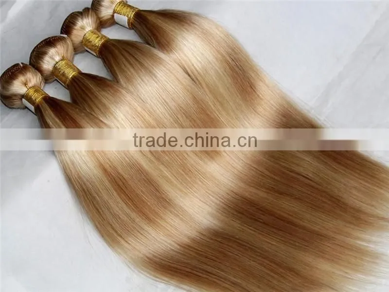 fast shipping cheap hair extension unprocessed two tone human hair weave