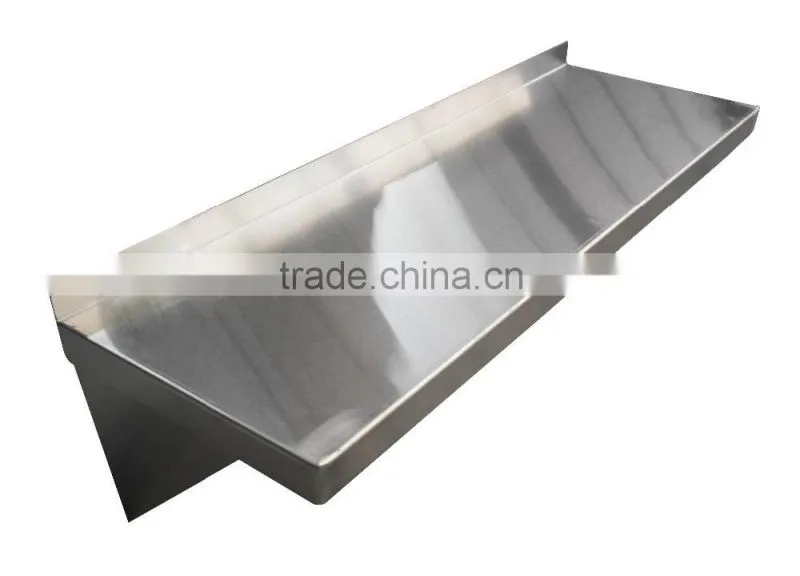 NSF Approval Stainless Steel Wall Shelf / Commercial Shelf