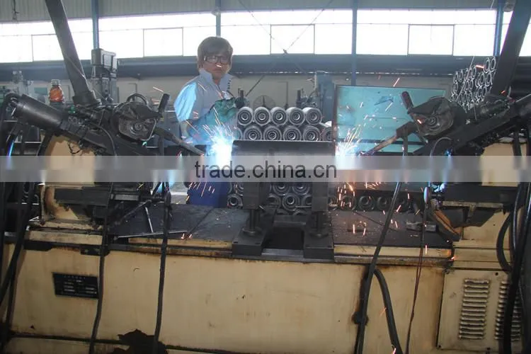 Cement material steel roller idler for belt conveyor