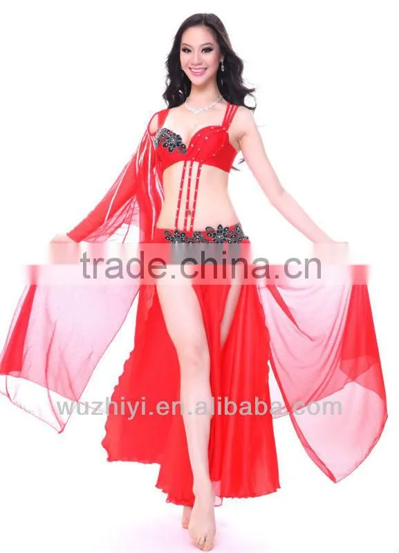 Silk Sexy Arabic Belly Dance Performance Dress