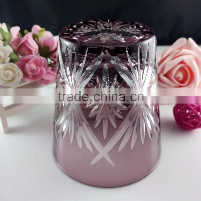 400ml new designl crystal cup glass cup for wedding party and home