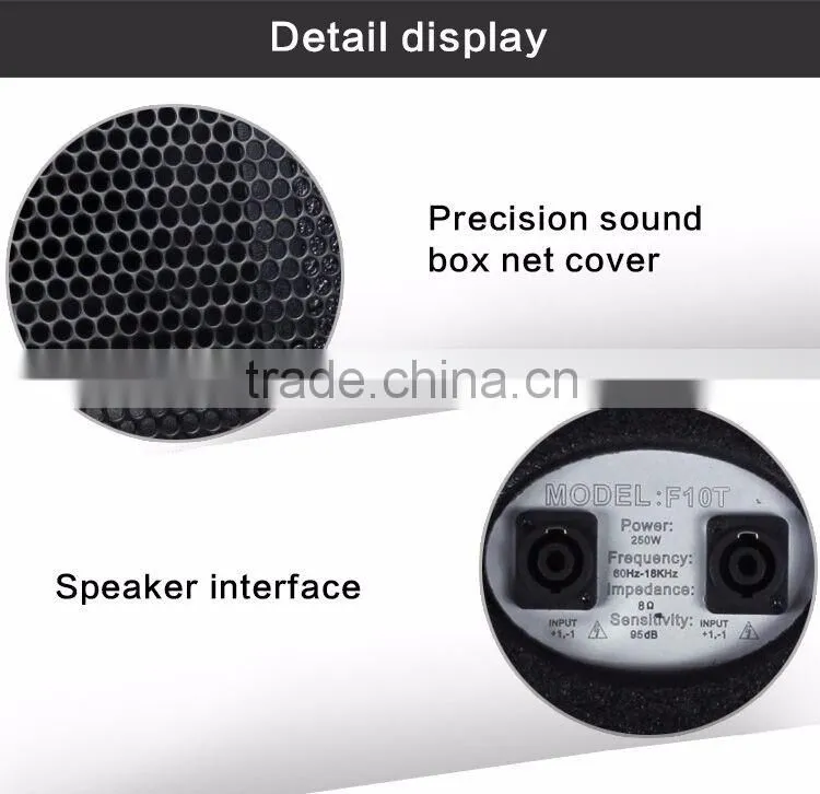 Pro KTV 2-way Good Sound Karaoke Speaker With Full Range Passive Speaker Stand