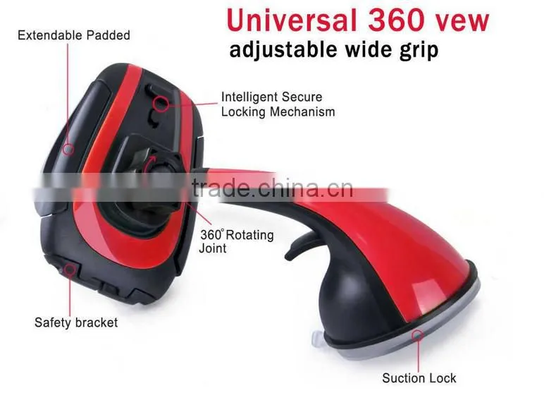 HYJ Top Selling Competitive Price Portable Dashboard Windshield Suction Cup Car Holder