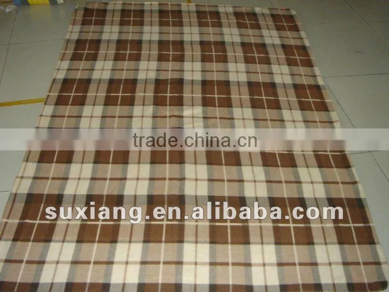 Stock doulbe faces fleece blanket