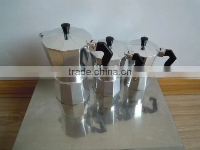 1cup hot sale classic eco-friendly feature Italy style expresso coffee maker aluminium coffee pot