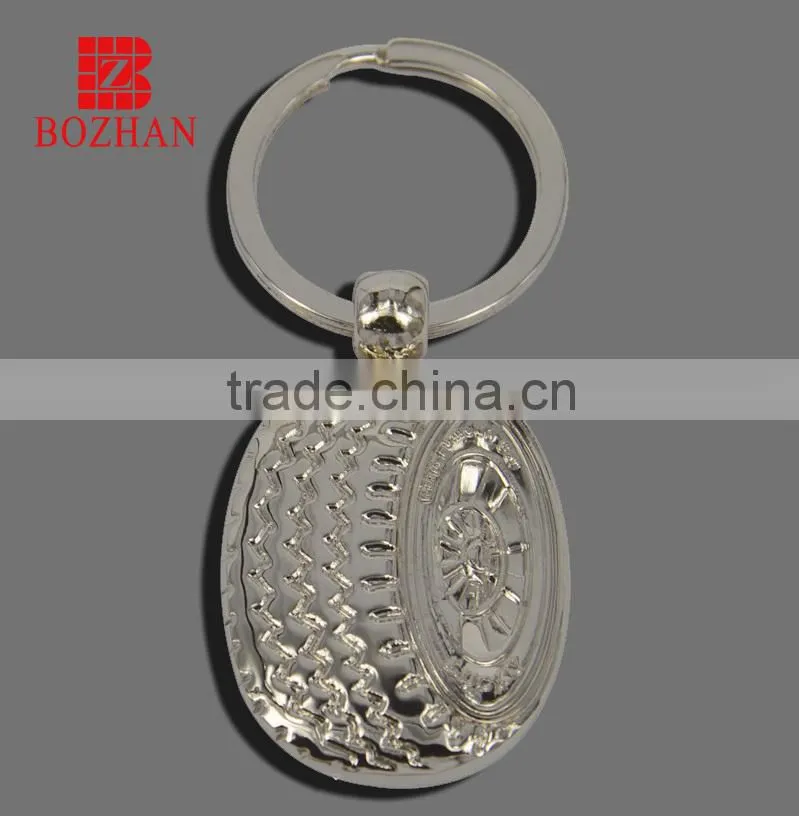Wheel Shape keychain Metal Keyring