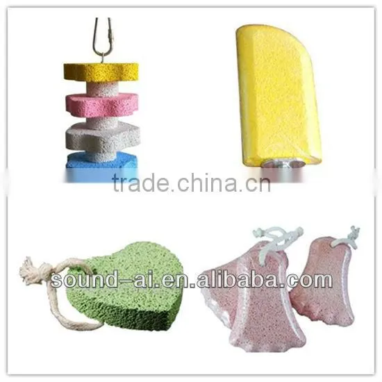 Colorful foot shape pumice stone