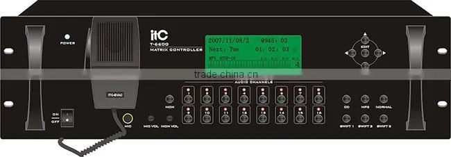 Background music best sound pa system with remote paging