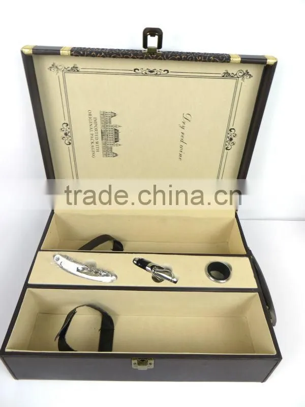 Hot-selling Customized leather wine box