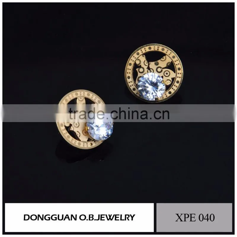 Bulk wholesale factory price stud earrings new 2016 latest gold earring designs