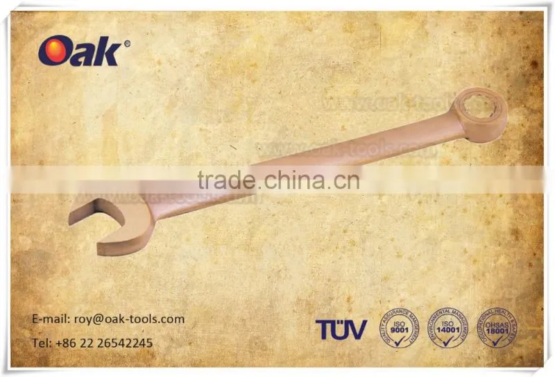 non-sparking beryllium copper combination wrench