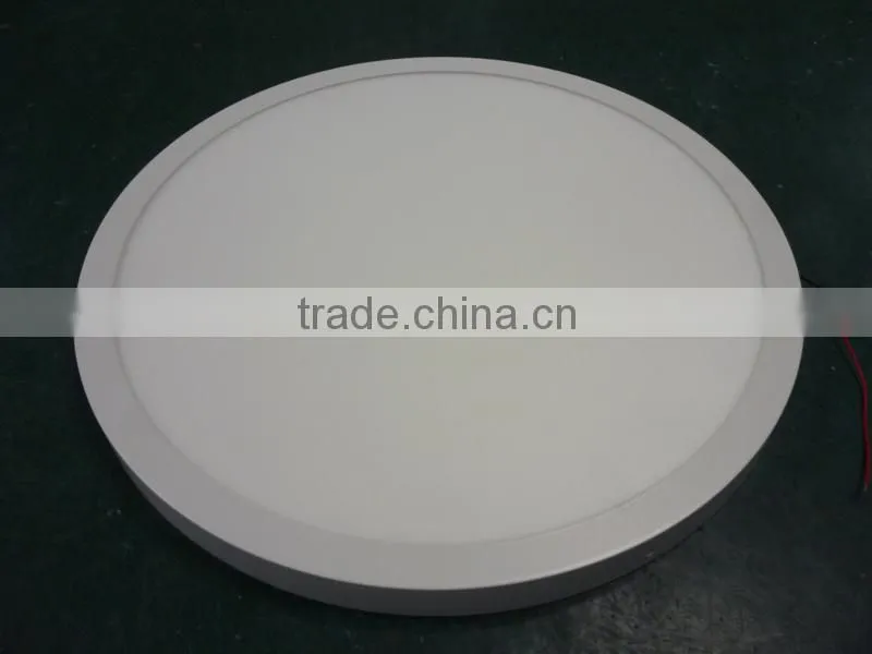 Pure white 45W Surface Mount Dia600mm Round LED Panel with moso driver