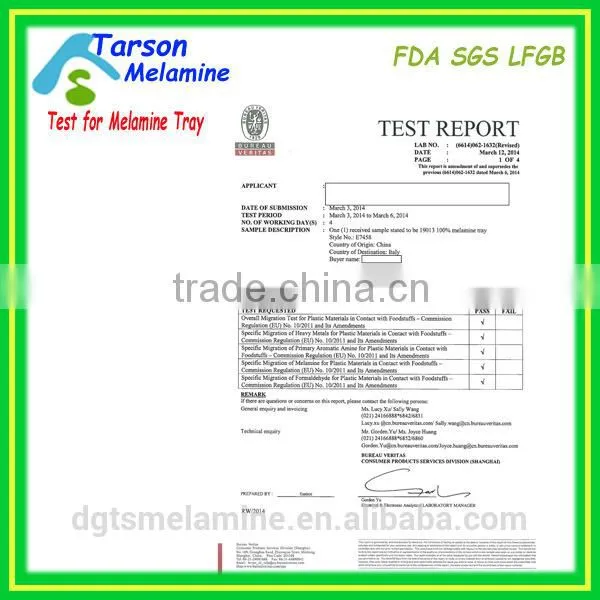 cheap melamine tray with high quality melamine tray