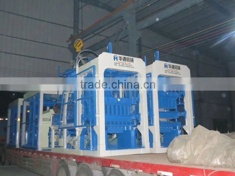 The lowest price concrete block machine QT10-15 cement block making machine
