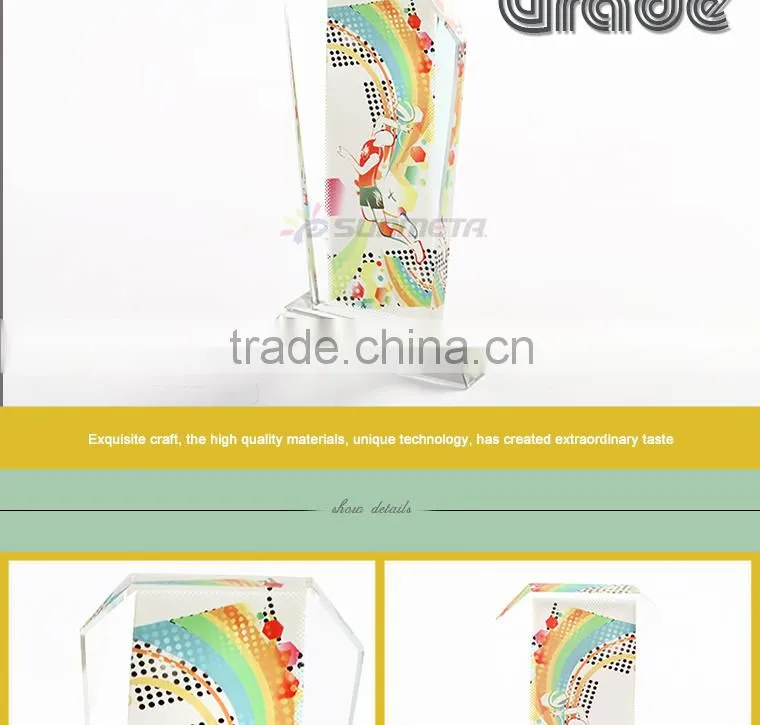 Sunmeta3D crystal wedding gift blank sublimation crystal(BXP02)