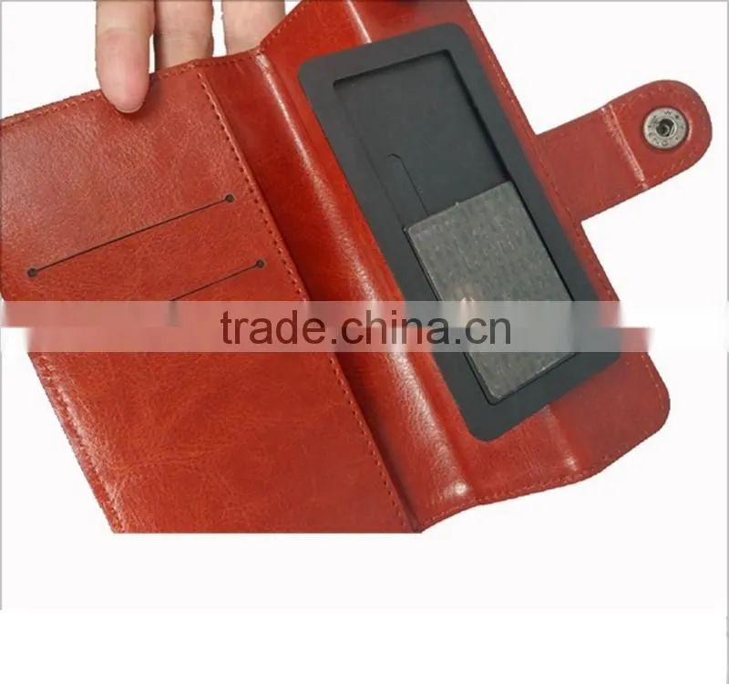 Denim universal flip phone case for Alcatel flash 3 2 one touch pop star 3 5 fierce xl pixi 3 (4.5)