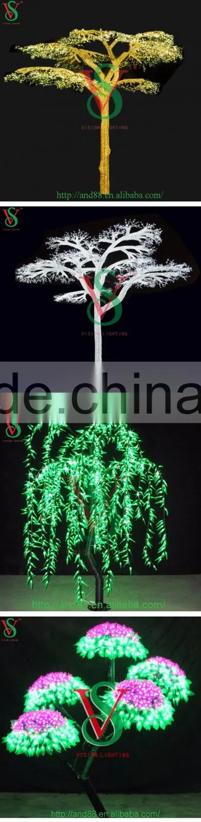 Holiday outdoor decoration led tree light