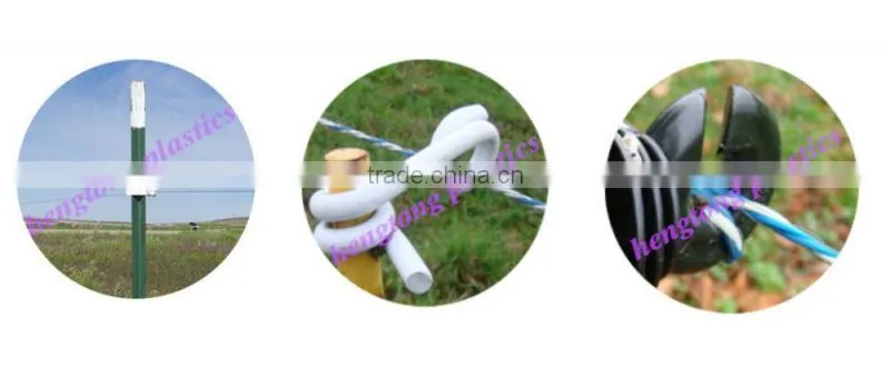 colorful Aluminum fencing polyrope