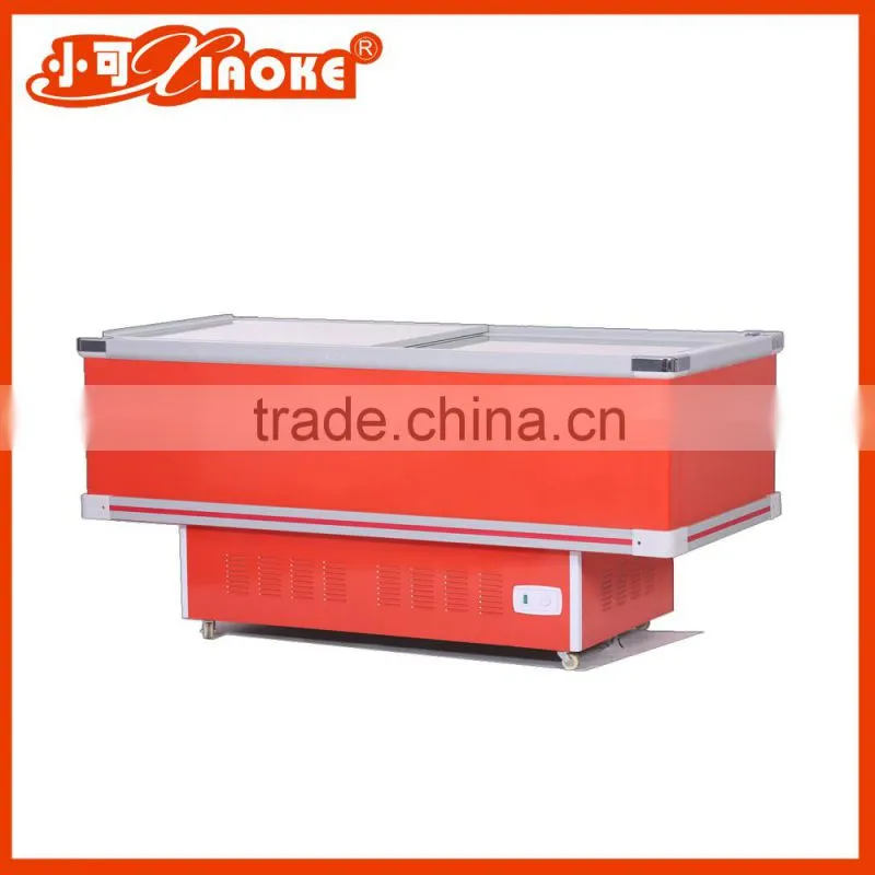 PD-180R supermarket double glass door produce coolers 428L