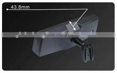 Car camera display- multiple rearview mirror with three LCD monitors for trucks