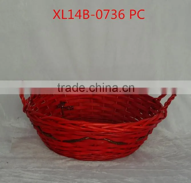 new style of willow tray basket