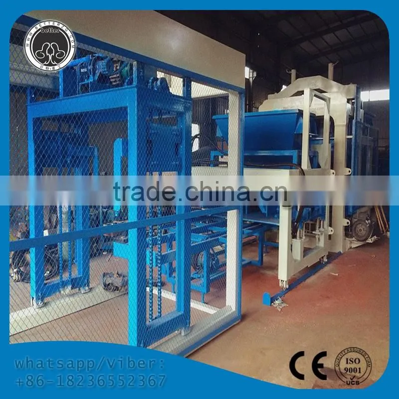Henan Better concrete international block machines pressure brick machine QT4-15