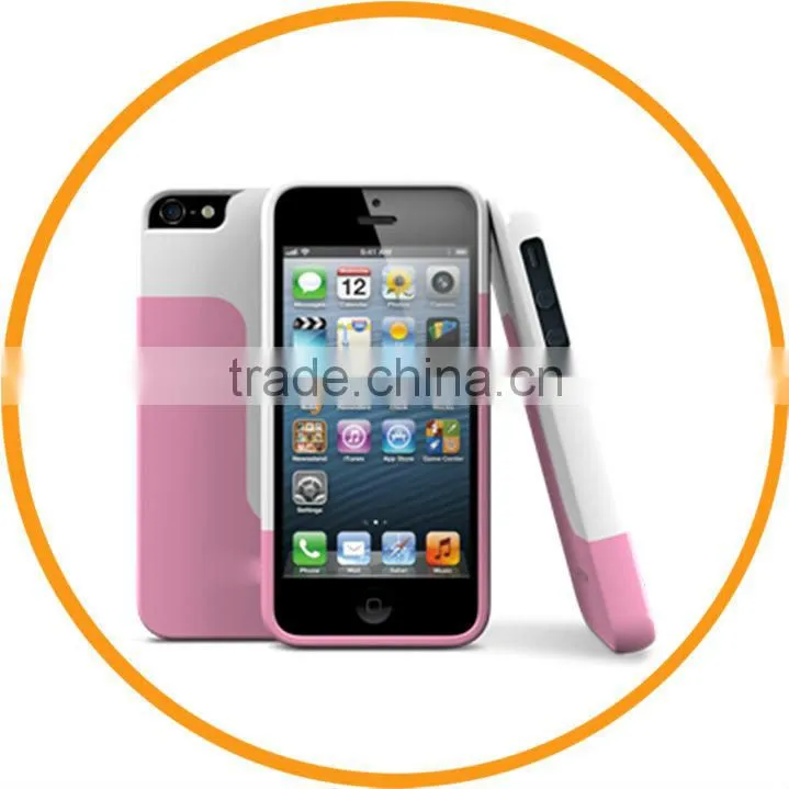 New Fashion Vivid Choice Colorful Back Cover Hard Case for iPhone5 5 Pink+White from Dailyetech