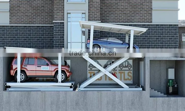 Car lift hydraulic vertical lifting system