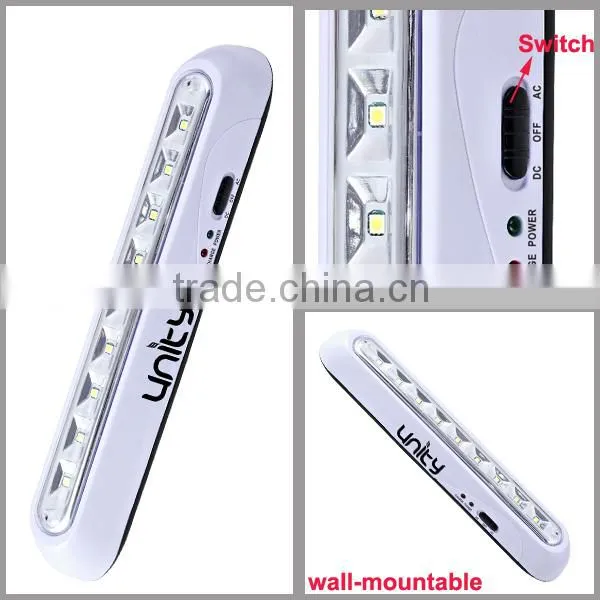 UNITY Portable Rechargeable Light 9pcs SMD LED Solar Emergency Light