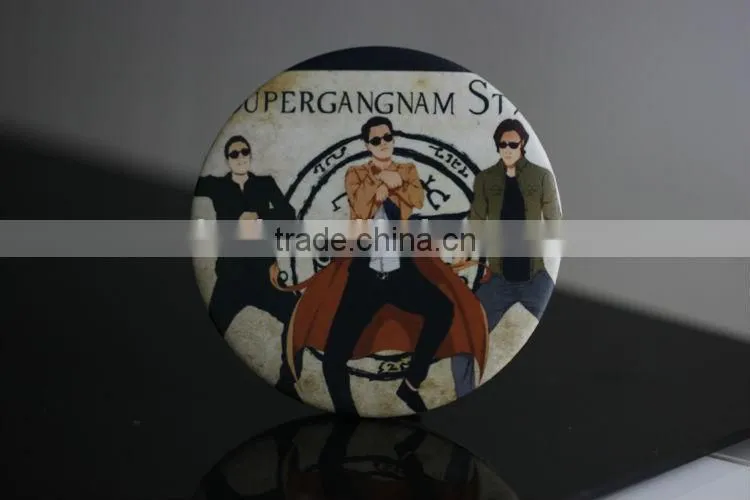 VOGRACE Supernatural custom round metal tin button badge