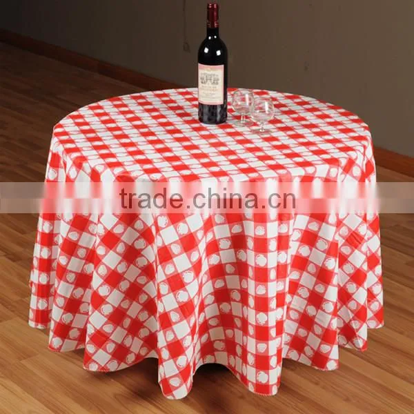 waterproof PVC table cloth/ Oilproof table cloth/Logo printed plastic table cover