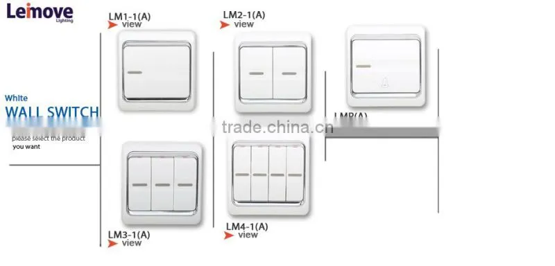 wholesale light 1 gang 1 way switch