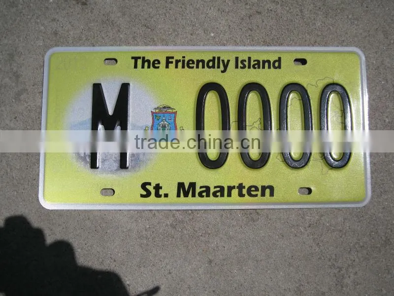 Security license plate