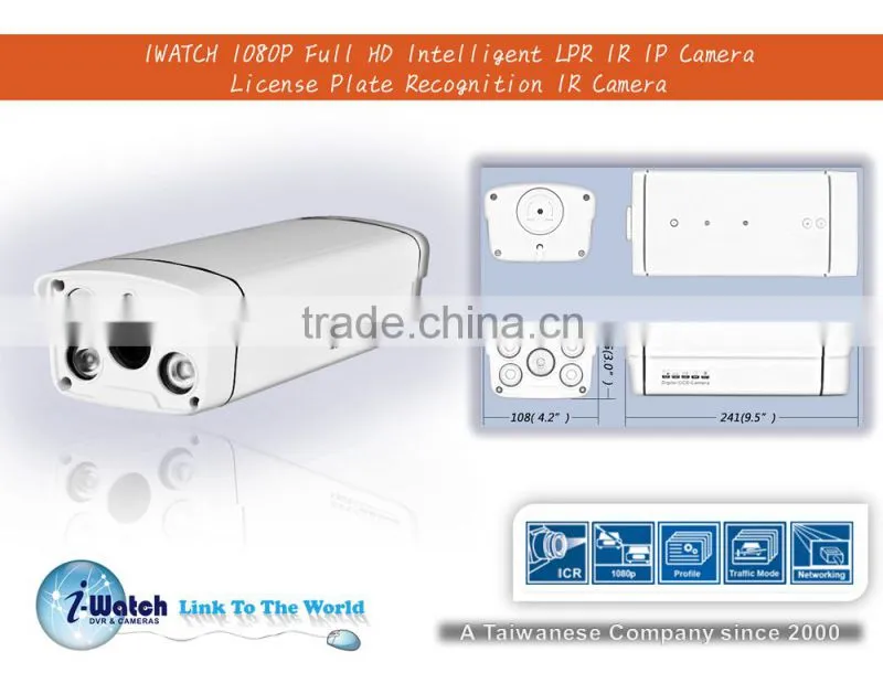 IW-P3062GY 1080P Full HD Night Vision LPR IP Camera