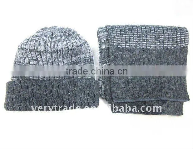 men's knitted hat,neckcloth,neckerchief,scarf