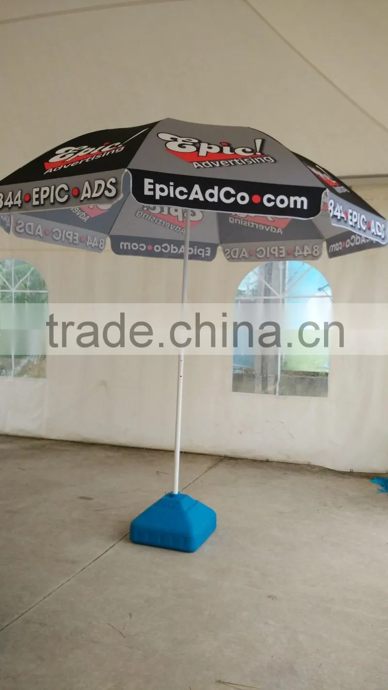 2016 outdoor rain umbrella parts with full colour printing