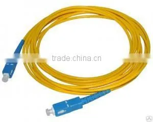 SC FC jacked PVC LSZH Fiber Optic Patch Cord