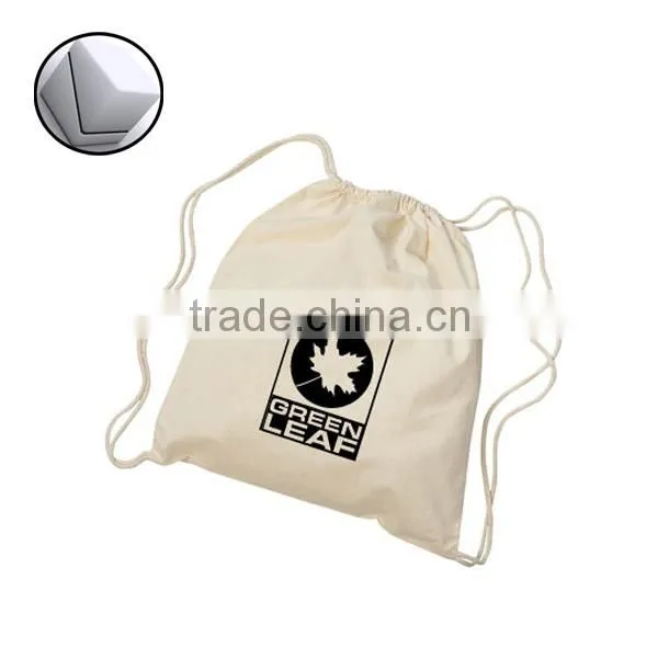 canvas printing drawstring gift bag or shoe bag