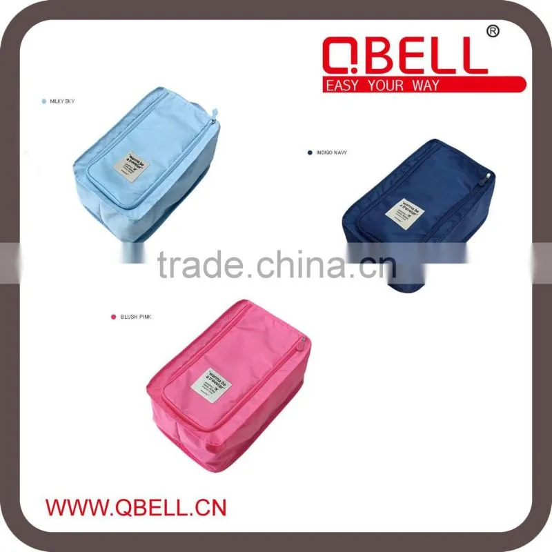 Convenient Colorful Foldable Travel Shoe Bag/shoe storage bag