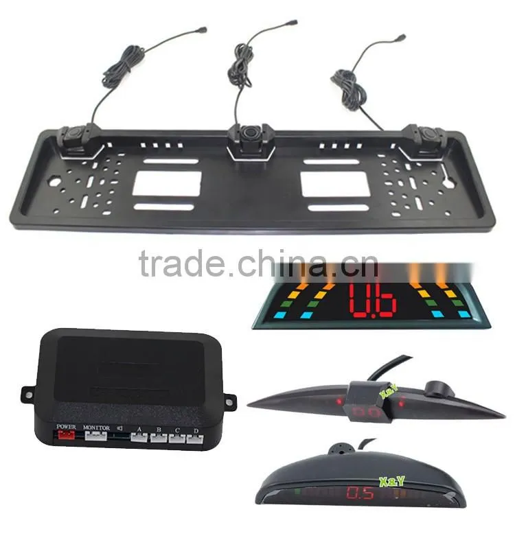 License Plate Frame parking sensor ,car parking assist reverse led parking sensor XY-5202L