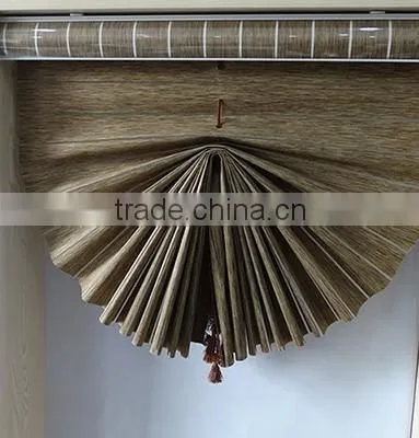 Plain fabric roman blind and fabric