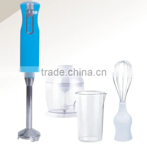 Hot sale Multi-functional hand blender travel blender with 500ml beaker