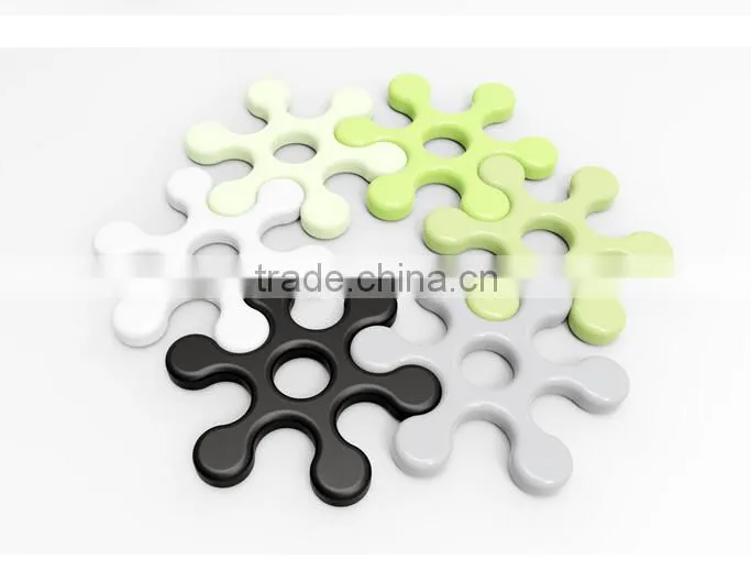 Colorful silicone hot pad,silicone cup mat,silicone rubber hot pads