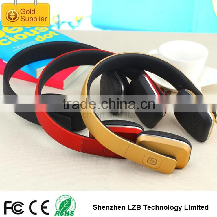 2016 Best Sale Design HIFI V4.0 Bluetooth Stereo Headphone with Microphone for Smartphones