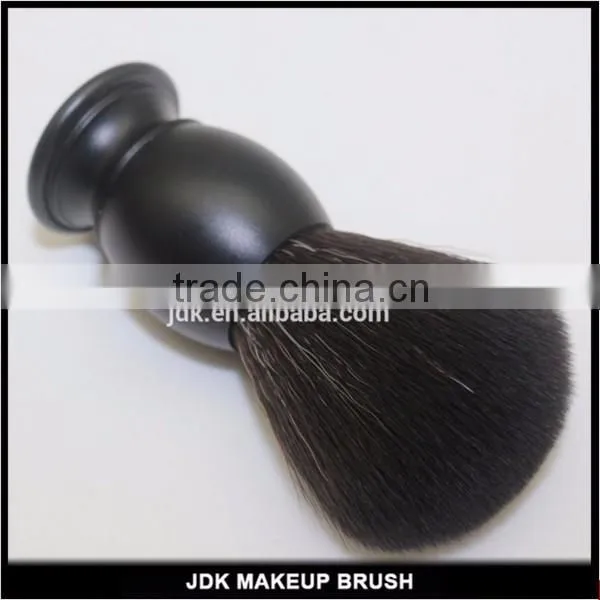 Perfect holy black shaving brush, custom logo metal shaving brush in black hair