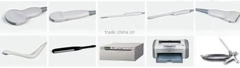 Light weight PC platform 10.4 inch Laptop Ultrasound Scanner with 3.5Mhz Convex probe multi-frequency